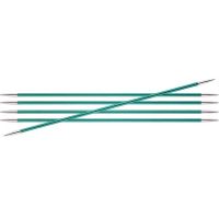 KnitPro Zing Nadelspiel 3.25mm Emerald / 15cm
