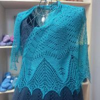 Semicircular Shawl *Sissi*