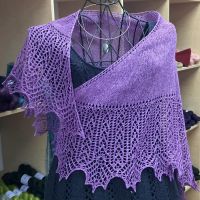 Asymmetrical Shawl *Wisteria*