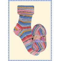 Opal Fantastic Sky 6-fach - kuschelige Rosenwolke