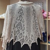 Semicircular Shawl *ZauberFeuer*