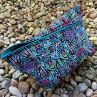 Tasche Kaleidoskop blautürkis XL