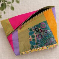 Tasche *SantaFiore* Patchwork - GrünBunt
