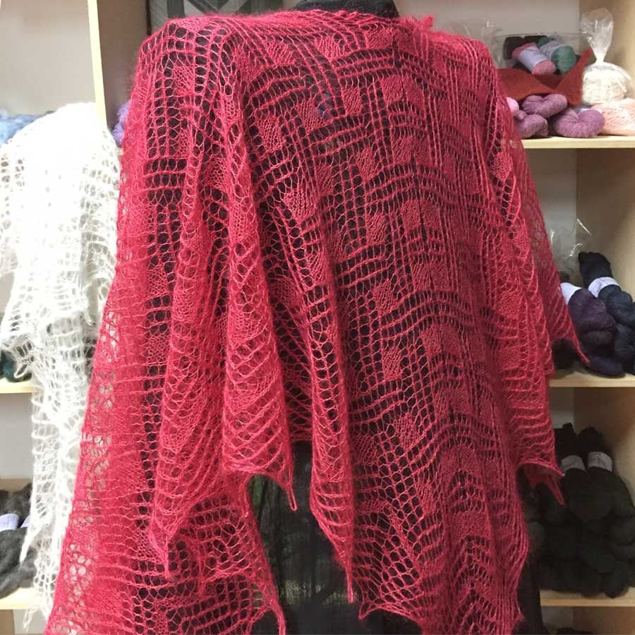 Angular Shawl *Ruby*