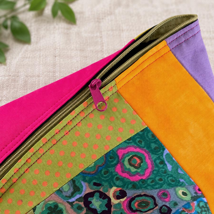 Tasche *SantaFiore* Patchwork - Blau-Grün
