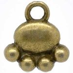 Anhänger Pfote bronzefarben