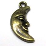 Anhänger Halbmond bronzefarben