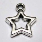 Anhänger offener Silber-Stern