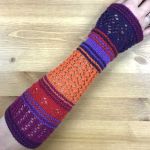 Set: Armstulpen *DonnaRocco* & 3 x Lang Yarns JAWOLL