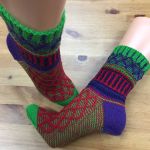 Set: Socken *MixUp #5* & 4 x Lang Yarns JAWOLL
