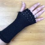 Set: Wristwarmers *BrideOfDarkness* & Effect Yarn