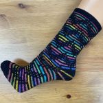 Set: Socken *Utopia* im LeftOver-Stil & 2 x 50 g Sockenwolle